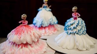 How To Make Barbie Cupcakes  Cake Decorating [upl. by Ambrosi]