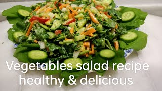 Arugula leaf and vegetable mixed salad healthy amp deliciousyummyjoemarviloriachannel2783 [upl. by Nagle]