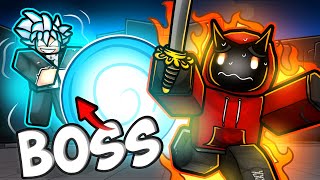 I Unlocked THE WEAKEST DUMMY BOSS BATTLE in ROBLOX The Strongest Battlegrounds [upl. by Enileme704]