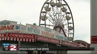 Otsego County Fair opens in Morris [upl. by Grantley]