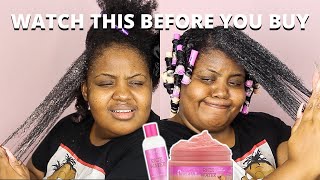 THIS IS WHAT HAPPENS WHEN BRANDS HOP ON HAIR TRENDS  Mielle quotRice Waterquot Collection HONEST Review [upl. by Durstin]