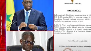 Urgent Macky a pris un Décret à la dernière minute de… [upl. by Eceined]