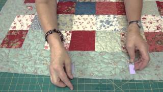 How to Make a Scalloped Edge on a Quilt [upl. by Gronseth995]