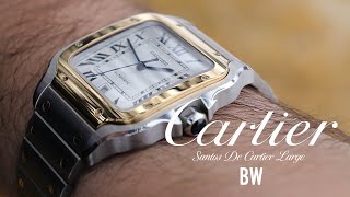 The First Pilot Watch  Santos de Cartier Large [upl. by Arihsan]