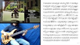 Foghat  Slow Ride Bass CoverPlayAlong Partiture [upl. by Ayt]