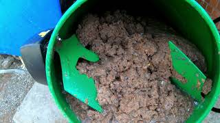 Easiest way to make mixture of sawdust and paper for your briquettes [upl. by Plank]