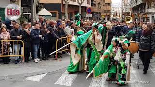 Desfile de la Media Fiesta  Elda  2019 [upl. by Assirialc]