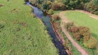 Bebop 2 Drone Flight Stapleford Erewash River Nottingham [upl. by Heater394]