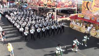 Upland Highland Regiment  Scotland the Brave  2014 LA County Fair Marching Band Competition [upl. by Etiuqram]