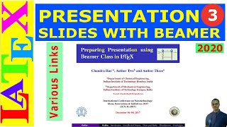 Presentation Slides with Beamer  3 Various Links  Latex Basic Tutorial29 [upl. by Proudfoot]