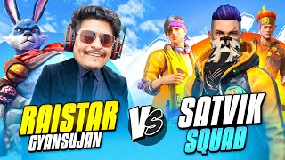 Satvik  Raistar First Time Fight Clash Squad THE END 😡 [upl. by Oag292]