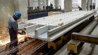 They Hide Styrofoam Inside Process of Making Light Weight Concrete Slab for Modern Buildings [upl. by Rehtul]