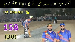 TM KC USAMA ALIVSFMC ASAD SHAH ZKBSL SEMI FINAL MATCHTM BATTINGUSAMA ALI BATTINGASAD SHAH BATT [upl. by Sharona564]