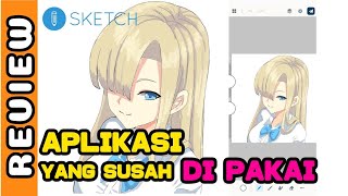 nyobain amp review aplikasi pixiv sketch indonesia [upl. by Hsejar944]