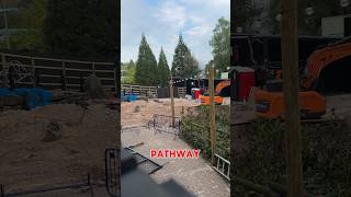 Alton Towers NEW RIDE Construction under way 😱 altontowers new ride [upl. by Alletniuq]