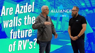 AZDEL lamination plant tour Alliance RV [upl. by Aisorbma471]