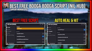 BEST Booga Booga Reborn ScriptHack Nil Hub  Auto Heal  Auto Hit  Auto Plant amp More [upl. by Alaric]