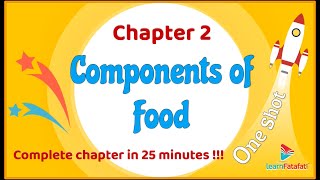 Components of Food Class 6 Science  Balanced Diet [upl. by Salema944]