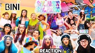 BINI  Salamin Salamin Official Music Video  Dance Practice ARMYMOO Reacts For The First Time [upl. by Assir411]