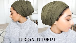 Simple amp Easy Hijab TURBAN TUTORIAL [upl. by Quiteri]