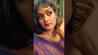 Reception day 💟✨  Mini vlog  Rongmoshal grwm minivlog receptionlook saree bonglook viral [upl. by Rosanna]