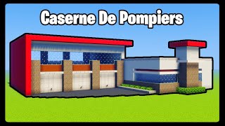 TUTO CASERNE DE POMPIERS  MINECRAFT [upl. by Shipley712]