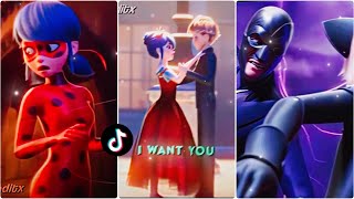 Miraculous Ladybug amp Cat Noir Edits 2  Tik Tok Edit Compilation [upl. by Pandolfi]