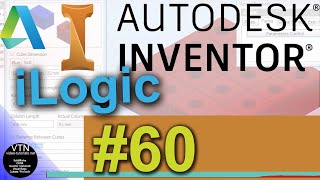 60 AUTODESK INVENTOR ilogic Tutorial  External Rules [upl. by Fionna]