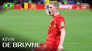 Kevin DE BRUYNE Goal – Brazil v Belgium – MATCH 58 [upl. by Dash720]