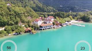 Lac daiguebelette  Stupéfiante Vue du Ciel [upl. by Alys]