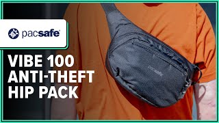 Pacsafe Vibe 100 AntiTheft Hip Pack Review 2 Weeks of Use [upl. by Seymour]