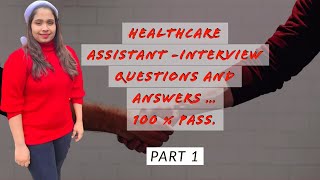 HEALTHCARE ASSISTANT INTERVIEW QUESTIONS AND ANSWERS 2022  PART 1 MALAYALAM [upl. by Rossing397]