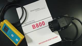 B800 Scan amp Reset Tool For BMW SRS Air Bag 1994 2003 [upl. by Jerrilee346]