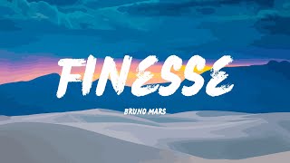 Bruno Mars  Finesse Pink Panda Remix feat Cardi B Lyrics [upl. by Ramaj]