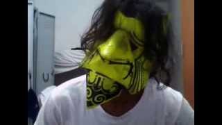 Tutorial maschera tribale di cartone [upl. by Koenraad]