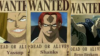 One piece Shanks crew bounties  chapter 903 Prediction [upl. by Alamap]