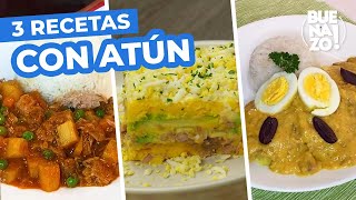 ENSALADA DE ATUN CON HUEVO COCIDO Comida rendidora receta con atún de lata [upl. by Naasar]