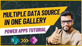 Power Apps Multiple Data Sources in one Gallery PowerApps PowerAutomate delegation sharepoint [upl. by Olnton]