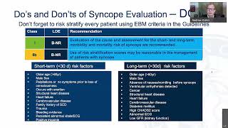 Assessment and Diagnosis of Syncope The Dos and Donts [upl. by Htiffirg]