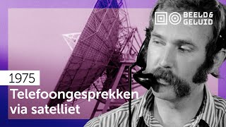 📼 Grondstation voor satellietcommunicatie 1975 [upl. by Hasile]