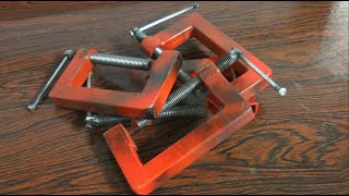 how to make metal C clamp diy for your workshop [upl. by Cresa]