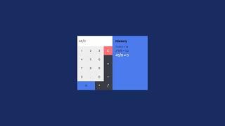 Simple Calculator with History and BackspaceVanilla JavaScript [upl. by Alliscirp388]