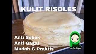 Cara Membuat Kulit Risoles anti gagal  Kulit Risoles anti gagal By Irna [upl. by Acemaj]