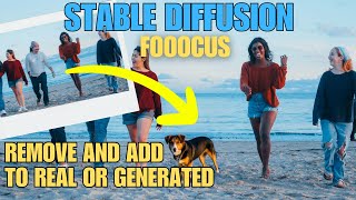 Stable Diffusion  Inpainting Real Photos  AddRemove Objects  Fooocus [upl. by Griswold219]