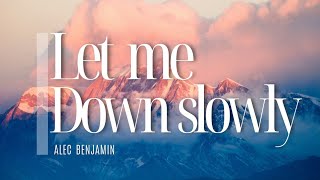 Alec Benjamin  LET ME DOWN SLOWLY remix with lyrics  neztraxen [upl. by Wiggins]