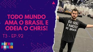 MICROFONIA NA HOT  TODO MUNDO AMA O BRASIL E ODEIA O CHRIS [upl. by Karr975]