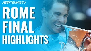 Nadal Beats Djokovic To Win Ninth Rome Title  Rome 2019 Final Highlights [upl. by Sihonn]