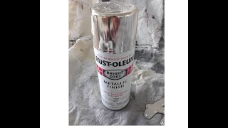 RUSTOLEUM 11 oz Gloss Chrome Spray Paint [upl. by Tyree848]