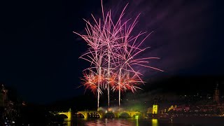 Heidelberger Schlossbeleuchtung 2022 Feuerwerk Fireworks Feu dArtifice [upl. by Ytte]