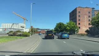 Driving in the West of Scotland  Greenock to Paisley  June 2022 [upl. by Ardussi]